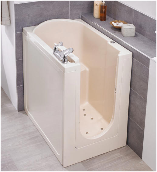 Tub style Walk in Bath Available in Compact, Midi and Maxi sizes